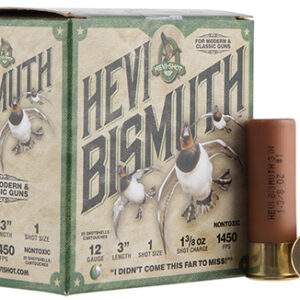 HEVI-Shot HS14001 HEVI-Bismuth  12 Gauge 3" 1 3/8 oz Bismuth 1 Shot 25 Per Box/ 10 Case
