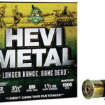 114163 HEVI-Metal HS38588 HEVI-Metal Longer Range 12 Gauge 3.50" 1 1/2 oz BB Shot 25 Per Box/ 10 Case