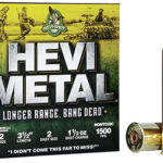 114164 HEVI-Metal HS38502 HEVI-Metal Longer Range 12 Gauge 3.50" 1 1/2 oz 2 Shot 25 Per Box/ 10 Case