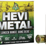 114166 HEVI-Metal HS38504 HEVI-Metal Longer Range 12 Gauge 3.50" 1 1/2 oz 4 Shot 25 Per Box/10 Case