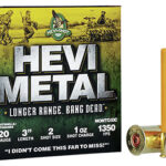 114167 HEVI-Metal HS39002 HEVI-Metal Longer Range 20 Gauge 3" 1 oz 2 Shot 25 Per Box/ 10 Case