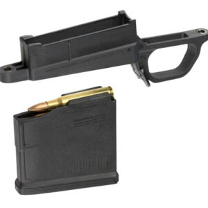 Magpul MAG489-BLK Bolt Action Mag Well Hunter 700L Stock Made of Polymer w/ Black Finish Includes PMAG5 AC Magazine
