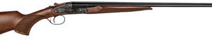 CZ-USA 06407 Sharp-Tail  410 Gauge 3" 2rd 28" Black Hard Chrome Side-by-Side Barrel, Color Case Hardened Metal Finish, Turkish Walnut Stock Includes IC & M Chokes