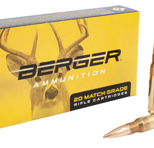 Berger Bullets 60040 Classic Hunter  308 Win 168 gr Hybrid Boat Tail 20 Per Box/ 10 Case
