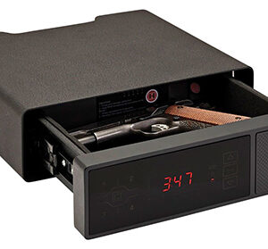 Hornady 98215 Rapid Safe Night Guard RFID Access Code Key Entry Black Steel Holds 1 Handgun 3" H x 12" W x 10.50" D