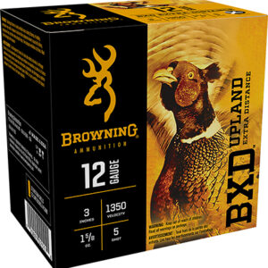 Browning Ammo B193511235 BXD Upland 12 Gauge 3" 1 5/8 oz 5 Shot 25 Per Box/ 10 Case