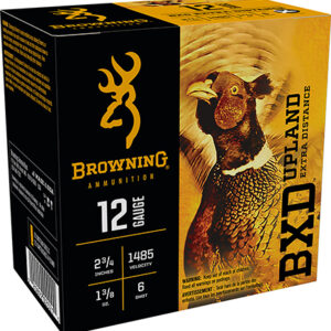 Browning Ammo B193511226 BXD Upland 12 Gauge 2.75" 1 3/8 oz 6 Shot 25 Per Box/ 10 Case