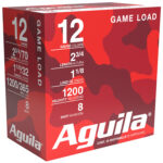 116379 Aguila 1CHB1218 Birdshot Standard Velocity 12 Gauge 2.75" 1 1/8 oz 8 Shot 25 Per Box/ 10 Case