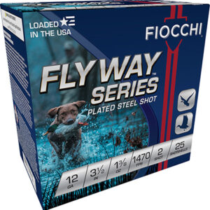 Fiocchi 1235ST2 Flyway  12 Gauge 3.50" 1 3/8 oz 2 Shot 25 Per Box/ 10 Case