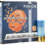 116614 Fiocchi 12IN249 Exacta Target International Trap & Skeet 12 Gauge 2.75" 24 gram 9 Shot 25 Per Box/ 10 Case