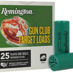 116831 Remington Ammunition 20234 Gun Club 12 Gauge 2.75" 1 1/8 oz 8 Shot 25 Per Box/ 10 Cs