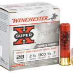 116852 Winchester Ammo WE28GT7 Super X Xpert High Velocity 28 Gauge 2.75" 5/8 oz 7 Shot 25 Per Box/ 10 Case