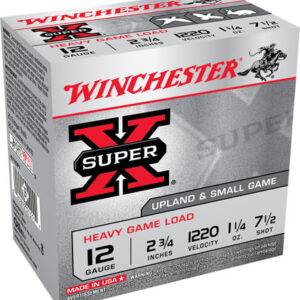 Winchester Ammo XU12SP7 Super X Heavy Game Load 12 Gauge 2.75" 1 1/4 oz 7.5 Shot 25 Per Box/ 10 Case