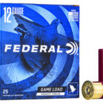 117019 1 Federal H1234 Game-Shok Heavy Field 12 Gauge 2.75" 1 1/8 oz 4 Shot 25 Per Box/ 10 Cs