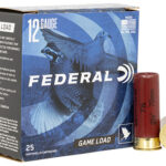 117141 Federal H12175 Game-Shok Upland 12 Gauge 2.75" 1 oz 7.5 Shot 25 Per Box/ 10 Case