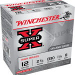 117161 Winchester Ammo X128 Super X Heavy Game Load High Brass 12 Gauge 2.75" 1 1/4 oz 8 Shot 25 Bx/ 10 Case