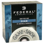 117235 Federal H1254 Game-Shok Heavy Field 12 Gauge 2.75" 1 1/4 oz 4 Shot 25 Per Box/ 10 Case