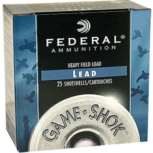 Federal H1255 Game-Shok Heavy Field 12 Gauge 2.75" 1 1/4 oz 5 Shot 25 Per Box/ 10 Case