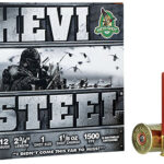 117458 HEVI-Shot HS61221 HEVI-Steel 12 Gauge 2.75" 1 1/8 oz 1 Shot 25 Per Box/ 10 Case