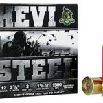 117460 HEVI-Shot HS61223 HEVI-Steel 12 Gauge 2.75" 1 1/8 oz 3 Shot 25 Per Box/ 10 Case