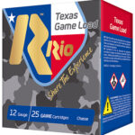 117554 Rio Ammunition TG368TX Top Game Texas Game Load 12 Gauge 2.75" 1 1/4 oz 8 Shot 25 Per Box/ 10 Case