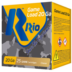 Rio Ammunition RC208 Game Load  20 Gauge 2.75" 1 oz 8 Shot 25 Per Box/ 10 Case