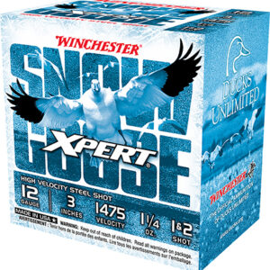 Winchester Ammo WXS12312 Xpert Snow Goose High Velocity 12 Gauge 3" 1 1/4 oz 1 & 2 Shot 25 Per Box/ 10 Case