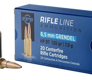 PPU PP6GH Standard Rifle  6.5 Grendel 120 gr Hollow Point Boat Tail 20 Per Box/ 25 Case