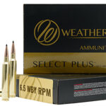 118217 Weatherby B65RPM127LRX Select Plus 6.5 WBY RPM 127 gr Barnes LRX Lead Free 20 Per Box/ 10 Case