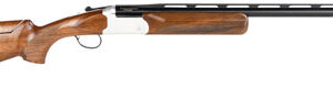 Stevens 23224 555 Compact Trap 12 Gauge 3" 1rd 26" Black Semi-Gloss Vent Rib Barrel, Silver Oiled Turkish Walnut Fixed Adjustable Comb Stock Ambidextrous Hand