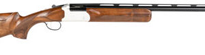 Stevens 23225 555 Compact Trap 20 Gauge 3" 1rd 26" Black Semi-Gloss Vent Rib Barrel, Silver Oiled Turkish Walnut Fixed Adjustable Comb Stock