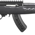 119479 Ruger 4938 22 Charger 22 LR 15+1 8" Black Steel/Threaded Barrel, Matte Black Ergonomic Polymer Grip, Features Picatinny Rail w/Intergrated QD Cup