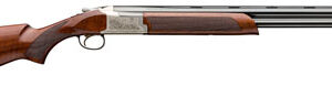 Browning 0182093004 Citori 725 Feather Full Size 12 Gauge Break Open 3" 2rd 28" Blued Over/Under Vent Rib Barrel, Engraved Silver Nitride Aluminum Receiver, Fixed Grade II/III Black Walnut Stock