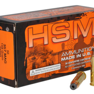 HSM 35723N Pro Pistol  357 Mag 158 gr Jacketed Hollow Cavity 50 Per Box/ 10 Case