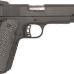 119971 Rock Island 56636 Rock Ultra FS Combo 9mm Luger or 22TCM9R Caliber with 5" Barrel, 10+1 Capacity, Overall Black Parkerized Finish Steel, Beavertail Frame, Serrated Slide & Black G10 Grip