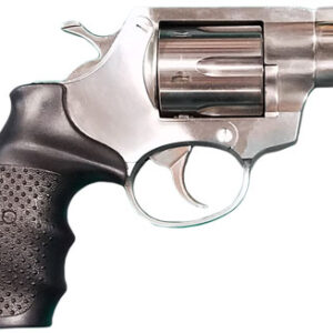 Rock Island 3520S AL3.1  Medium Frame 357 Mag 6 Shot, 2" Stainless Full Shroud Barrel, Cylinder & Frame, Black Finger Grooved Rubber Grip, Transfer Bar Safety, Exposed Hammer