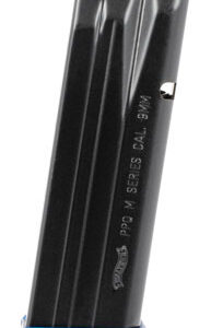 Walther Arms 2836335 PPQ  15rd/17rd 9mm Luger Fits Walther PPQ M2/SF Pro Blued/Black Steel