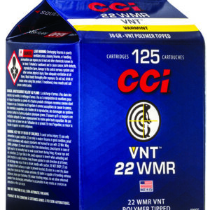 CCI 929CC VNT Rimfire 22 WMR 30 gr Varmint Tipped 125 Per Box/ 10 Case