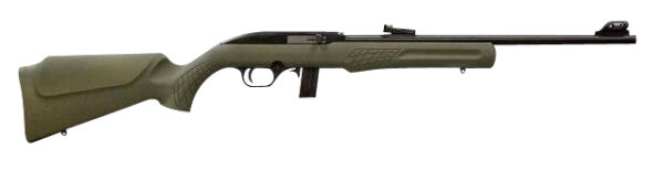 120776 Rossi RS22L1811OD RS22 Semi-Auto 22 LR Caliber with 10+1 Capacity, 18" Barrel, Matte Black Metal Finish & Monte Carlo OD Green Synthetic Stock Right Hand (Full Size)