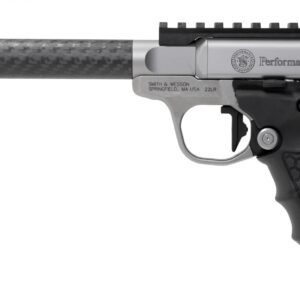 Smith & Wesson SW22 Victory .22 LR 6-inch carbon fiber barrel stainless frame Tandemkross hiveGrips
