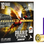 121015 1 Federal PFX164FS4 Premium Prairie Storm FS 16 Gauge 2.75" 1 1/8 oz 4 Shot 25 Per Box/ 10 Case