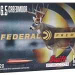 121088 Federal P65CRDSS1 Premium 6.5 Creedmoor 130 gr Swift Scirocco II 20 Per Box/ 10 Case