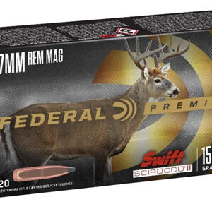 Federal P7RSS1 Premium  7mm Rem Mag 150 gr Swift Scirocco II 20 Per Box/ 10 Case