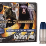 121154 Federal P45SHC1 Premium Personal Defense Punch 45 ACP +P 240 gr Solid Core Synthetic Flat Nose 20 Per Box/ 10 Case