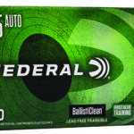 121159 Federal BC45CT1 BallistiClean Reduced Hazard Training 45 ACP 155 gr Lead Free Frangible 50 Per Box/ 20 Case