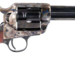 121395 Taylors & Company 200069 1873 Cattleman 357 Mag Caliber with 4.75" Blued Finish Barrel, 6rd Capacity Blued Finish Cylinder, Color Case Hardened Finish Steel Frame & Birdshead Walnut Grip