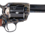 121396 Taylors & Company 200070 1873 Cattleman 45 Colt (LC) Caliber with 4.75" Blued Finish Barrel, 6rd Capacity Blued Finish Cylinder, Color Case Hardened Steel Frame & Birdshead Walnut Grip