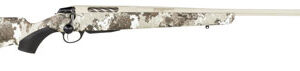 Tikka T3x Lite 308 Win rifle with Veil Alpine synthetic stock and threaded fluted barrel