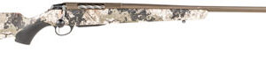 Tikka T3x Lite Veil Wideland 308 Win, 22.4 inch fluted threaded barrel, Midnight Bronze finish