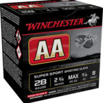 121861 Winchester Ammo AASC288 AA Sporting Clay 28 Gauge 2.75" 3/4 oz 8 Shot 25 Per Box/ 10 Case